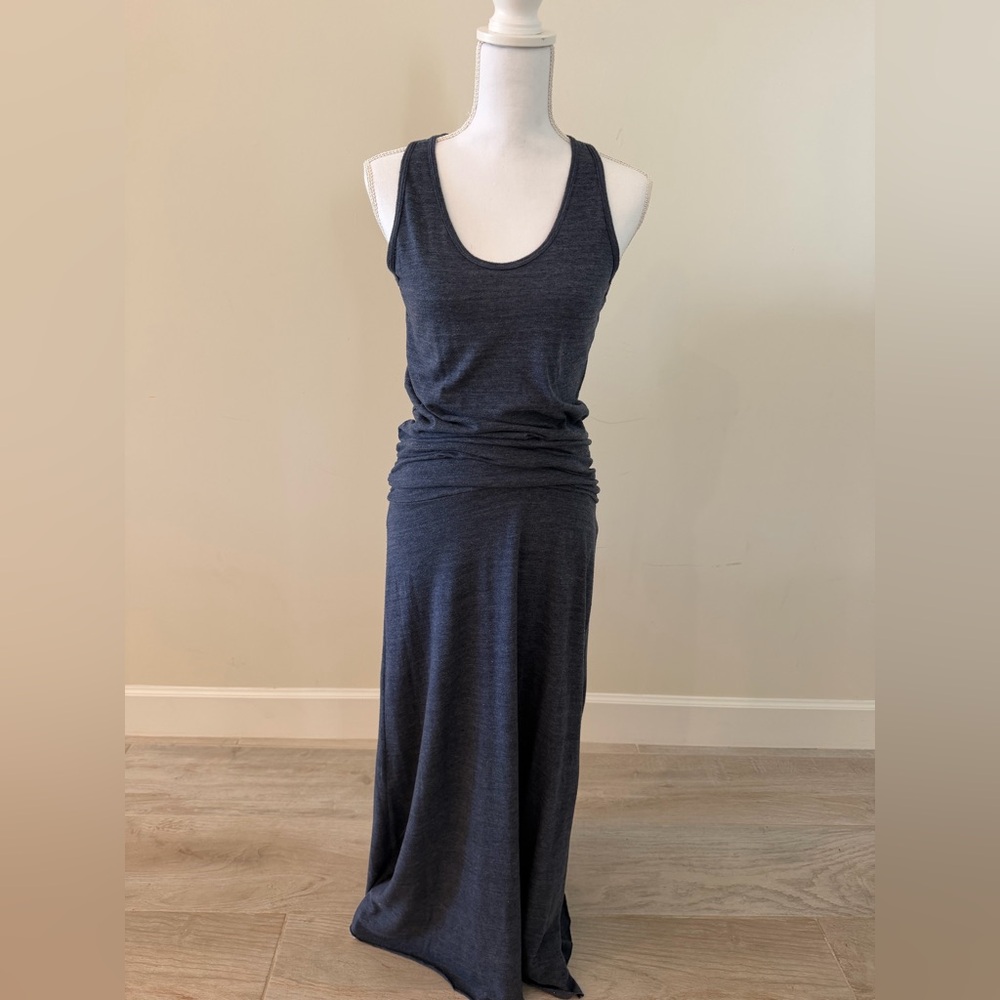 Anthropolgie Alternative Earth Heathered Blue Maxi Dress
